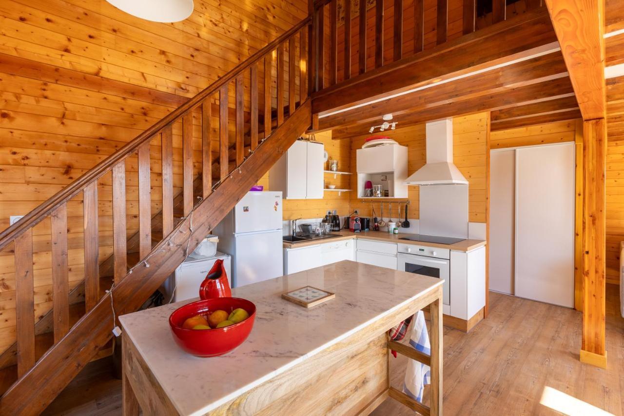 Chalet Les Tilleuls - Jolie Vue Montagne Et Lac Лез-Англь Экстерьер фото