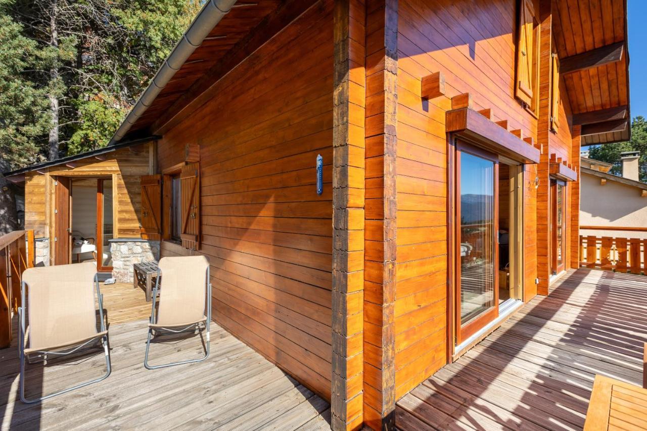 Chalet Les Tilleuls - Jolie Vue Montagne Et Lac Лез-Англь Экстерьер фото